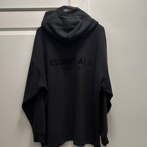 Essentials Black Hoodie